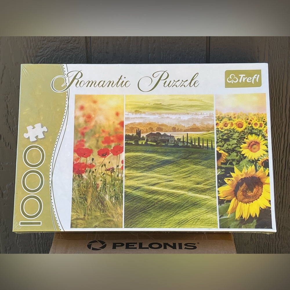 NEW Trefl Romantic Puzzle Sunny Tuscany 1000 Piece Jigsaw puzzle sunflower field